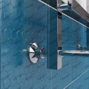 Дизайн-радиатор водяной модель H ultra flat, подключение