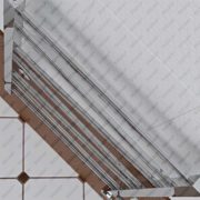 Дизайн-радиатор электрический модель Zigzag electro, вид сверху